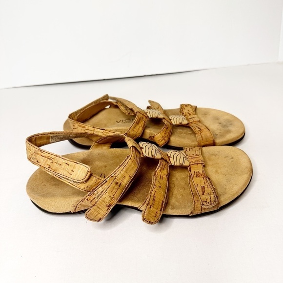 VIONIC Rest Amber Orthotic Adjustable Cork Sandal | Size 7 - Picture 1 of 5